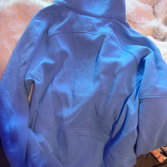 Light blue lululemon quarter zip scuba - Picture 6 of 8